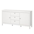 Madrid Sideboard - 2 Door - 3 Drawer - Medium - White