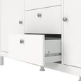 Madrid Sideboard - 2 Door - 3 Drawer - Medium - White