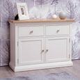 Cotswold Sideboard - 2 Door - Small - 96cm - Oak and Painted