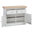 Cotswold Sideboard - 2 Door - Small - 96cm - Oak and Painted