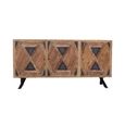 Juan Keruz Sideboard - 3 Door - Large - Acacia Wood