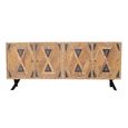 Juan Keruz Sideboard - 4 Door - Extra Large - Acacia Wood