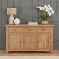 Appleby Sideboard - 3 Door - 3 Drawer - Medium - Petite Oak