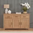 Hampshire Oak Sideboard - 3 Door - Large - 150cm