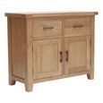Hampshire Oak Sideboard - 2 Door - Small - 105cm