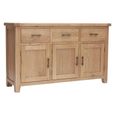 Hampshire Oak Sideboard - 3 Door - Large - 150cm