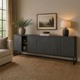 Timo Sideboard - 4 Door - Extra Large - with Slatted Front - Oiled Ash - Variation Available