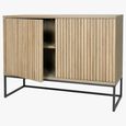 Timo Sideboard - 2 Door - Medium - with Slatted Front - Oiled Oak - Variation Available