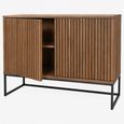 Timo Sideboard - 2 Door - Medium - with Slatted Front - Oiled Walnut - Variation Available