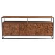 Axis Acacia Wood Sideboard - 3 Door - Geometric - Large - 175cm