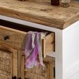 Alfie Sideboard - 2 Door - Compact - White - Mango Wood