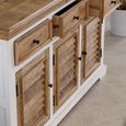 Alfie Sideboard - 3 Door - Medium - 140cm - White - Mango Wood
