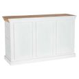 Alfie Sideboard - 3 Door - Medium - 140cm - White - Mango Wood