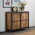 Ascot Sideboard - 2 Door - Small - Industrial - Wood and Iron