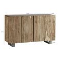 Baltic Sideboard - 4 Door - Large - Live Edge - Solid Acacia Wood