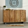 Baltic Sideboard - 4 Door - Large - Live Edge - Solid Acacia Wood