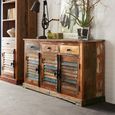 Coastal Sideboard - 3 Door - 3 Drawer - Large - Reclaimed Wood