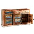 Coastal Sideboard - 3 Door - 3 Drawer - Large - Reclaimed Wood