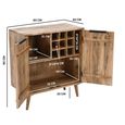 Surrey Drinks Cabinet - 2 Door - Solid Mango Wood