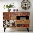 Sorio Sideboard - 3 Door 4 Drawer - Medium - Reclaimed Wood