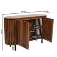Slatted Sideboard - 2 Door - Medium - Slatted - Mango Wood