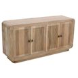 Hudson Sideboard - 4 Door - Large - Ribbed Carved - Mango Wood