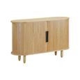 Vermont Oak Effect Sideboard - 2 Door - Small -  45cm