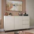 Avenale Sideboard - 2 Door - 3 Drawer - Medium - Cashmere