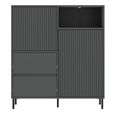 Avenale Sideboard - 2 Door - 2 Drawer - Small - Anthracite