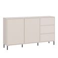 Avenale Sideboard - 2 Door - 3 Drawer - Medium - Cashmere