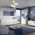 Avenale Sideboard - 3 Door - 3 Drawer - Extra Large - Alpine White High Gloss