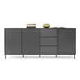 Avenale Sideboard - 3 Door - 3 Drawer - Extra Large - Anthracite