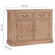 Cannes Sideboard - 2 Door 2 Drawer - Small - Timber Wood