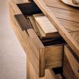 Sorrento Sideboard - 2 Door 3 Drawer - Large - Chevron - Elm Wood