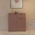 Ganymede Sideboard - 2 Door - 1 Drawer - Compact - Terracotta