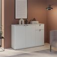 Ganymede Sideboard - 3 Door - 1 Drawer - Small - Light Grey
