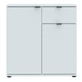 Ganymede Sideboard - 2 Door - 1 Drawer - Compact - Light Grey