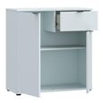 Ganymede Sideboard - 2 Door - 1 Drawer - Compact - Light Grey