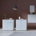 Ganymede Sideboard - 2 Door - 1 Drawer - Compact - Light Grey