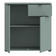 Ganymede Sideboard - 2 Door - 1 Drawer - Compact - Sage Green