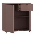 Ganymede Sideboard - 2 Door - 1 Drawer - Compact - Terracotta