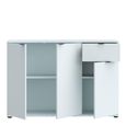 Ganymede Sideboard - 3 Door - 1 Drawer - Small - Light Grey