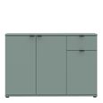 Ganymede Sideboard - 3 Door - 1 Drawer - Small - Sage Green