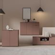 Ganymede Sideboard - 3 Door - 1 Drawer - Small - Terracotta