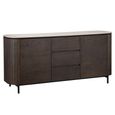Ritz Beige Ceramic Top Extra Large 2 Door Sideboard