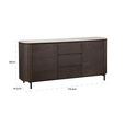 Ritz Beige Ceramic Top Extra Large 2 Door Sideboard