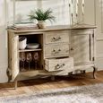 Camille Sideboard - 2 Door - 130cm - French Style - Natural - Limed Oak