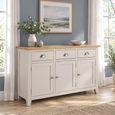 Richmond Sideboard - 3 Door - Medium - Grey