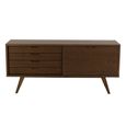 A Line Sideboard - 1 Door - Large - 160cm - Smoked Oak