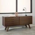 A Line Sideboard - 1 Door - Large - 160cm - Smoked Oak